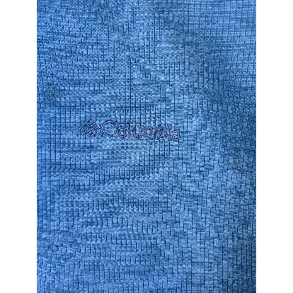 Columbia‎ Henley Sweatshirt Mens Size 1XL Blue Pullover Quarter Button - Picture 8 of 9